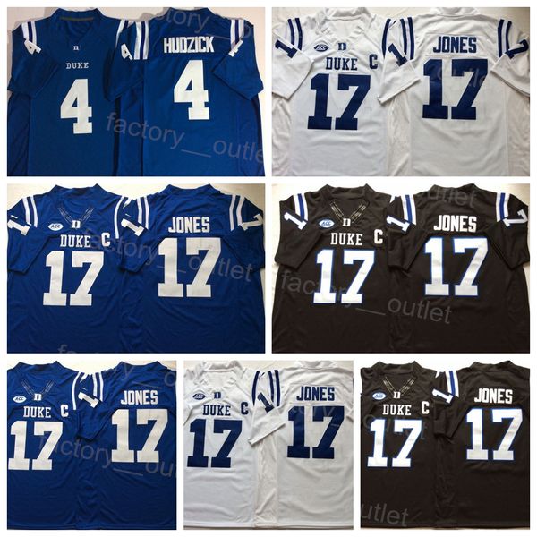 ncaa college football duke blue devils jersey 17 daniel jones 4 myles hudzick university all stitched team color blue black white for sport
ncaa college football duke blue devils jersey 17 daniel jones 4 myles hudzick university all stitched team color blue black white for sport