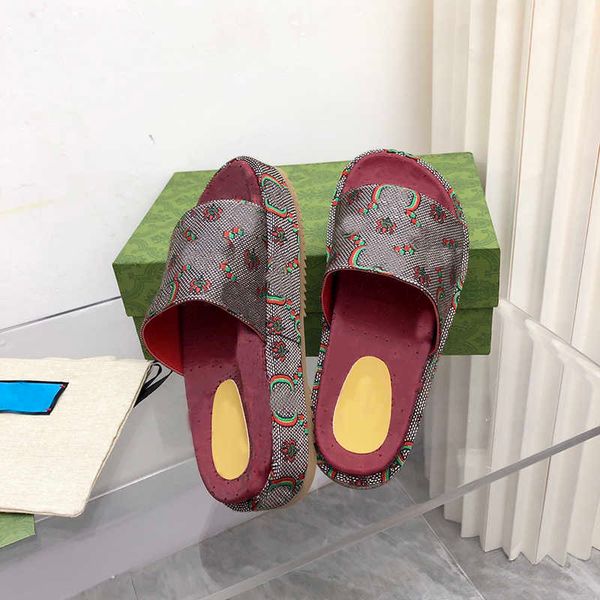 women original double g slide sandal designer platform slipper burgundy velvet mini printing fabric outdoor party sandal with box no298 291, Black
women original double g slide sandal designer platform slipper burgundy velvet mini printing fabric outdoor party sandal with box no298 291, Black