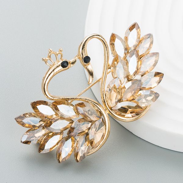 s3021 fashion jewelry lovers swan brooch crystal rhinestone crown swans brooches, Gray
s3021 fashion jewelry lovers swan brooch crystal rhinestone crown swans brooches, Gray