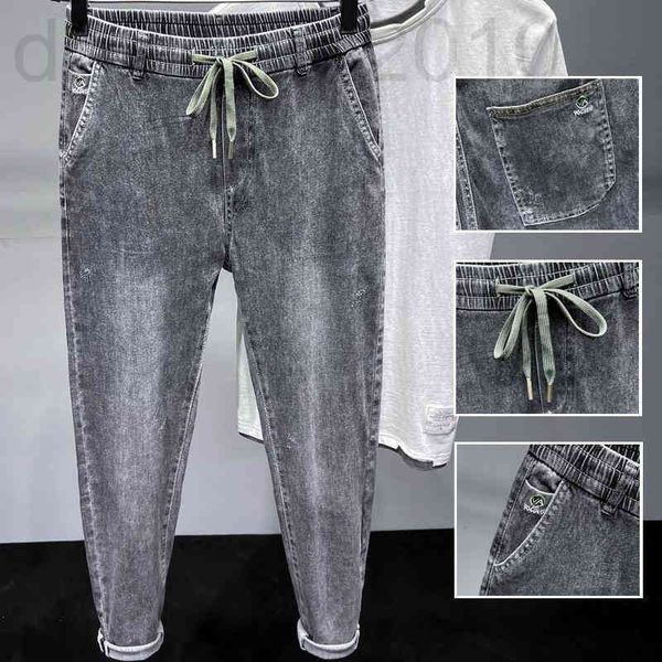 men's jeans designer 2022 spring men's jeans korean version brand small foot slim fit cotton elastic light grey embroidered denim, Blue
men's jeans designer 2022 spring men's jeans korean version brand small foot slim fit cotton elastic light grey embroidered denim, Blue