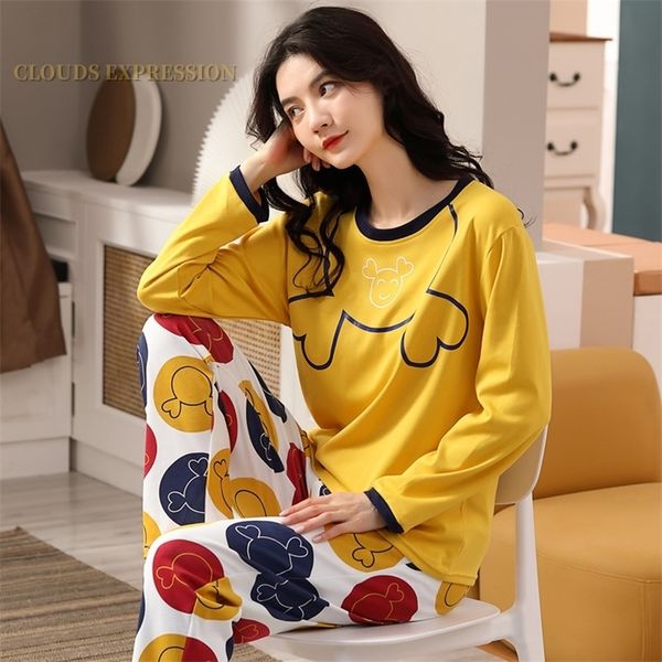 autumn sleep lounge pajama long sleeved polka dots women pajama sets cartoon pyjamas cotton sleepwear women l xl xxl xxxl 220427, Black;red
autumn sleep lounge pajama long sleeved polka dots women pajama sets cartoon pyjamas cotton sleepwear women l xl xxl xxxl 220427, Black;red
