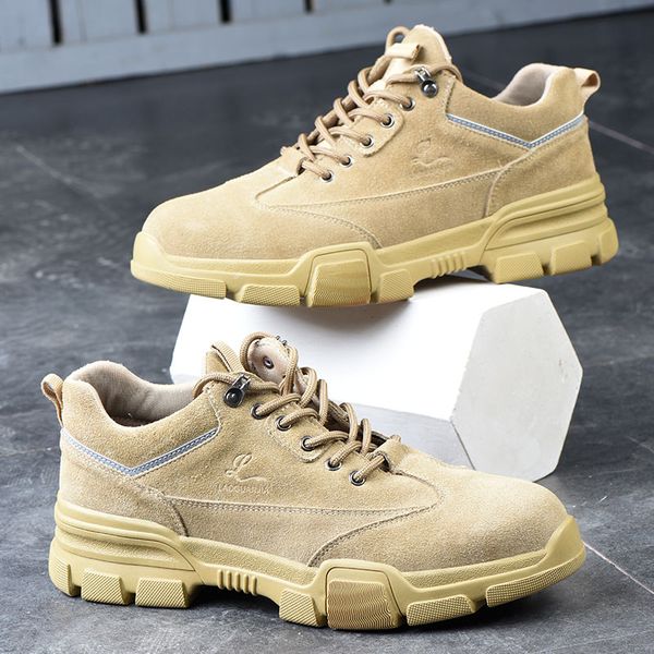 work safety shoes for men summer breathable boots steel toe anti-smashing construction safety work sneakers anti-friction, Black;brown
work safety shoes for men summer breathable boots steel toe anti-smashing construction safety work sneakers anti-friction, Black;brown