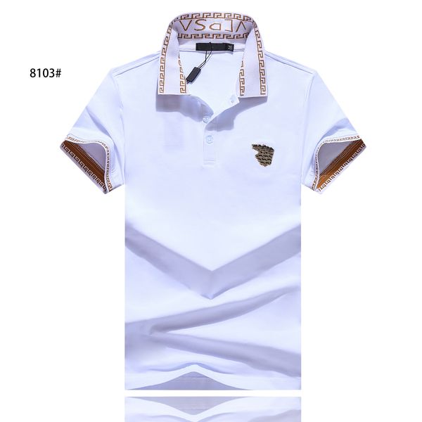 202ss designer stripe polo shirt t shirts snake polos bee floral embroidery letter mens high street fashion horse polo t-shirtasian size m-x, White;black
202ss designer stripe polo shirt t shirts snake polos bee floral embroidery letter mens high street fashion horse polo t-shirtasian size m-x, White;black
