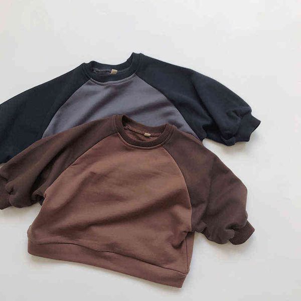 autumn baby girls boys fashion splicing t-shirt spring toddler long sleeve pullover korean style children clothing l220715, Blue
autumn baby girls boys fashion splicing t-shirt spring toddler long sleeve pullover korean style children clothing l220715, Blue