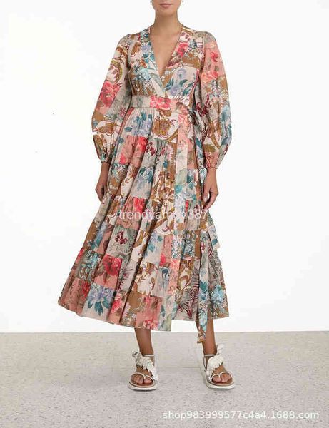home casual dresses z high-end flower print lantern sleeve large swing holiday dress with belt zim nanyou dpyz, Black;gray
home casual dresses z high-end flower print lantern sleeve large swing holiday dress with belt zim nanyou dpyz, Black;gray