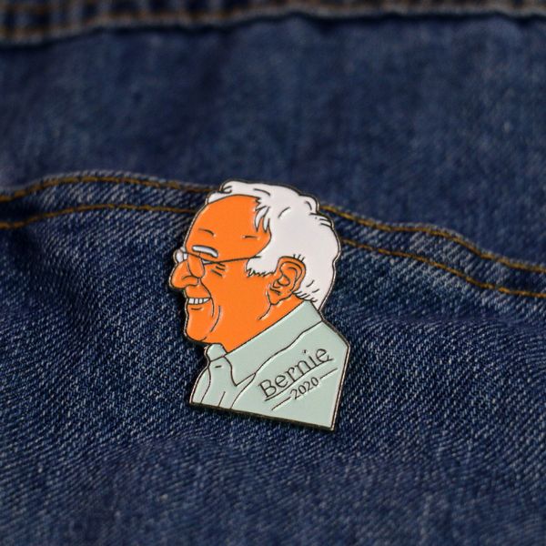 bernie sanders 2020 presidential campaign enamel pin feel the bern democrat election political badge the future of america, Blue
bernie sanders 2020 presidential campaign enamel pin feel the bern democrat election political badge the future of america, Blue