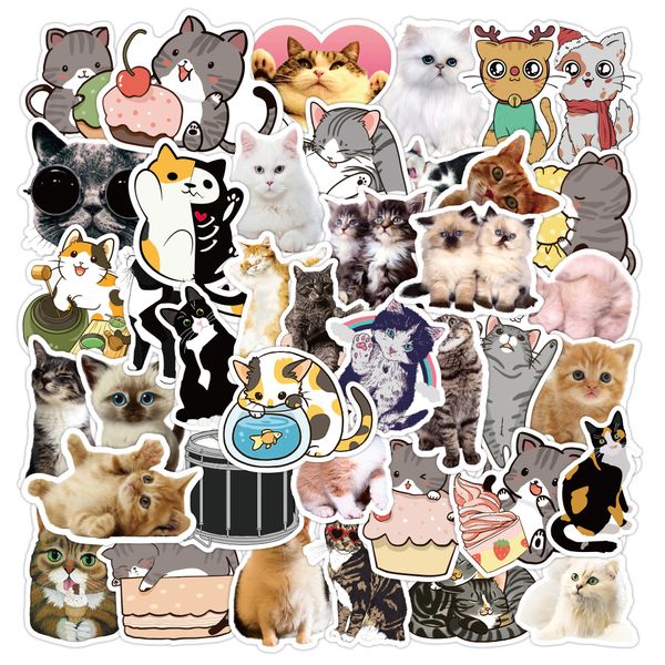 50pcs kawaii cute cat car stickers for kids suitcase stationery fridge water bottle guitar lapluggage decal
50pcs kawaii cute cat car stickers for kids suitcase stationery fridge water bottle guitar lapluggage decal