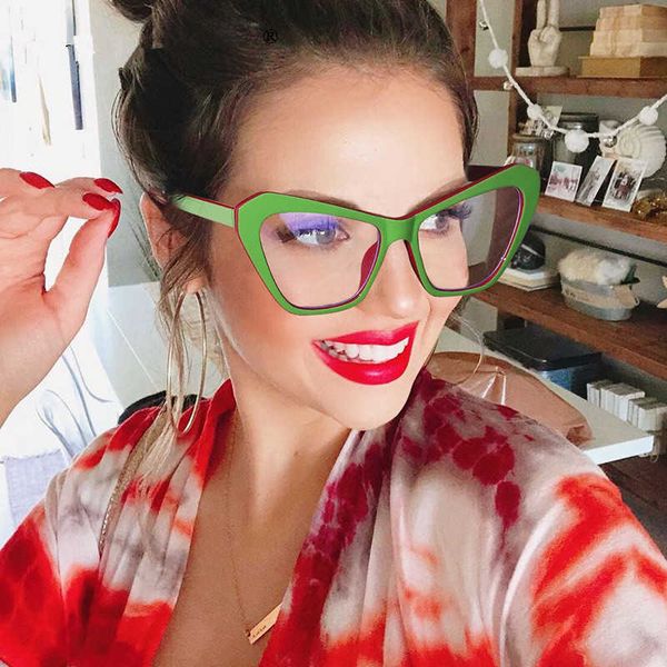 sunglasses eyewear 2022 ready to ship fashion big frame anti blue light glasses modern cat eye optical frames, White;black
sunglasses eyewear 2022 ready to ship fashion big frame anti blue light glasses modern cat eye optical frames, White;black