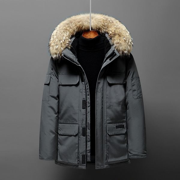 fashion winter mens down coats bonnet coat warm mens goose beige blue jacket fur collar g220809, Black
fashion winter mens down coats bonnet coat warm mens goose beige blue jacket fur collar g220809, Black
