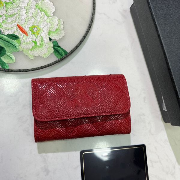 women designers luxury purse cluth wallet classic passport card holder cheque book genuine leather notepad original box caviar size 10cm, Red;black
women designers luxury purse cluth wallet classic passport card holder cheque book genuine leather notepad original box caviar size 10cm, Red;black