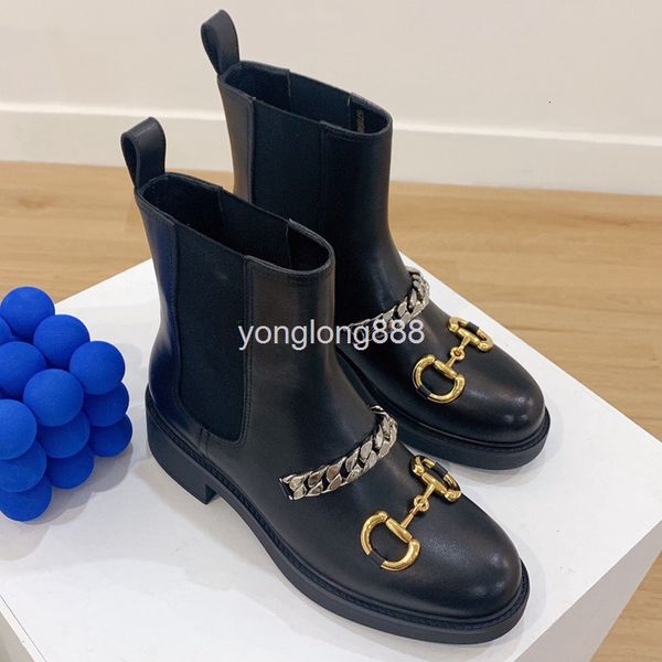 boots french horsetail buckle chain short boots autumn and winter round head barrel thick bottom elastic chelsea women's on, Black
boots french horsetail buckle chain short boots autumn and winter round head barrel thick bottom elastic chelsea women's on, Black