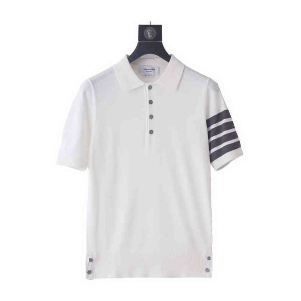 tb knitted t-shirt casual ice summer white men's polo shirt short sleeve large, White;black
tb knitted t-shirt casual ice summer white men's polo shirt short sleeve large, White;black