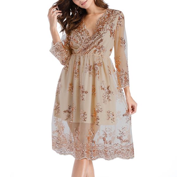 casual dresses fashion v-neck long sleeven a-line party short dress for summer or fall, Black;gray
casual dresses fashion v-neck long sleeven a-line party short dress for summer or fall, Black;gray