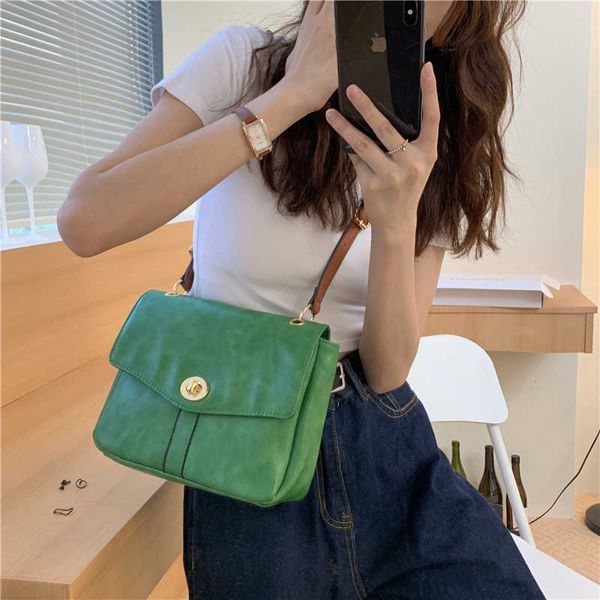 retro green womens sling bag pure color fashion flip messenger bags brown strap purse shopping handbag nice
retro green womens sling bag pure color fashion flip messenger bags brown strap purse shopping handbag nice