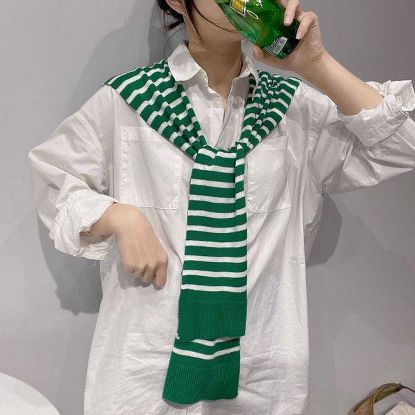 shawl 2022 spring and autumn versatile striped korean ins style wool knitted with decorative commuting sunscreen, Blue;gray
shawl 2022 spring and autumn versatile striped korean ins style wool knitted with decorative commuting sunscreen, Blue;gray