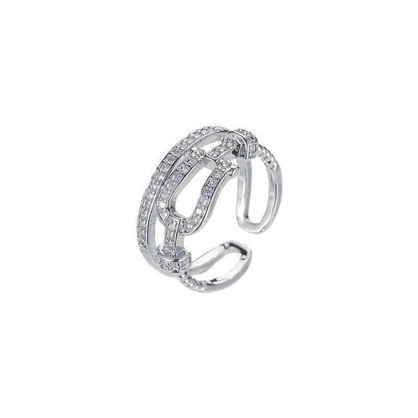 rings lock knot ring female fashion minority design cool style personalized net red index finger open, Silver
rings lock knot ring female fashion minority design cool style personalized net red index finger open, Silver
