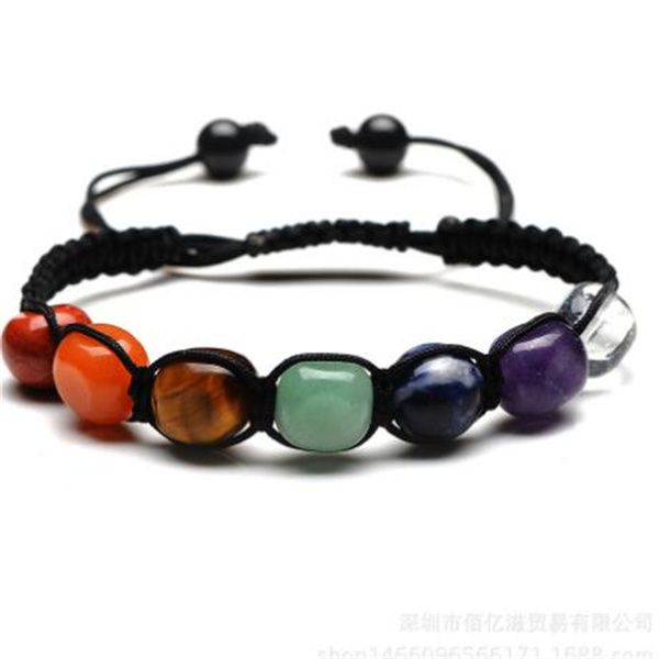 chakra natural stone hand woven lava beaded strands men women adjustable energy colorful reiki healing beaded bracelet a165, Black
chakra natural stone hand woven lava beaded strands men women adjustable energy colorful reiki healing beaded bracelet a165, Black