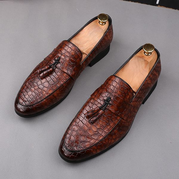 men dress shoes men shoes loafers italian casual leather fashion trend luxury stylish male wedding shoes, Black
men dress shoes men shoes loafers italian casual leather fashion trend luxury stylish male wedding shoes, Black