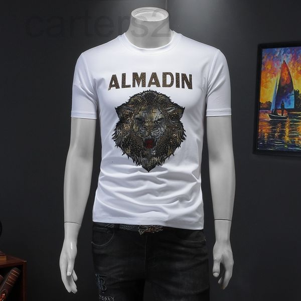 men's t-shirts designer 2022 summer men's new short sleeved t-shirt double mercerized cotton round neck slim fitting diamond print, White;black
men's t-shirts designer 2022 summer men's new short sleeved t-shirt double mercerized cotton round neck slim fitting diamond print, White;black