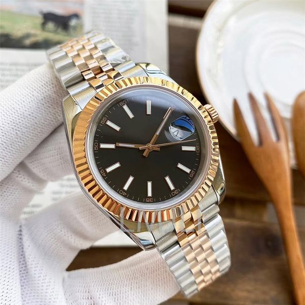 mens mechanical watch 2813 automatic movement watches sliver/gold stainless steel strap 41mm blace dial, Slivery;brown
mens mechanical watch 2813 automatic movement watches sliver/gold stainless steel strap 41mm blace dial, Slivery;brown