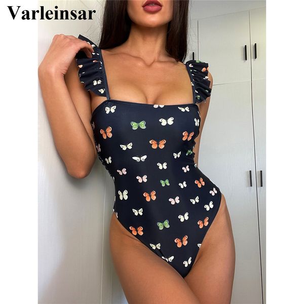 butterfly printed ruffled frilled monokini one piece swimsuit women swimwear female bather bathing suit swim lady v3010, White;black
butterfly printed ruffled frilled monokini one piece swimsuit women swimwear female bather bathing suit swim lady v3010, White;black