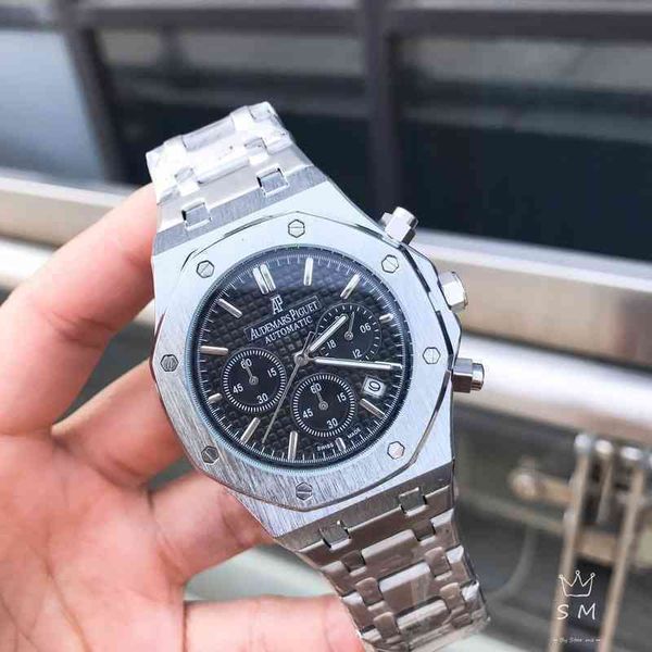 luxury mens mechanical watch es roya1 0ak with second race chronograph 45mm swiss es brand wristwatch, Slivery;brown
luxury mens mechanical watch es roya1 0ak with second race chronograph 45mm swiss es brand wristwatch, Slivery;brown