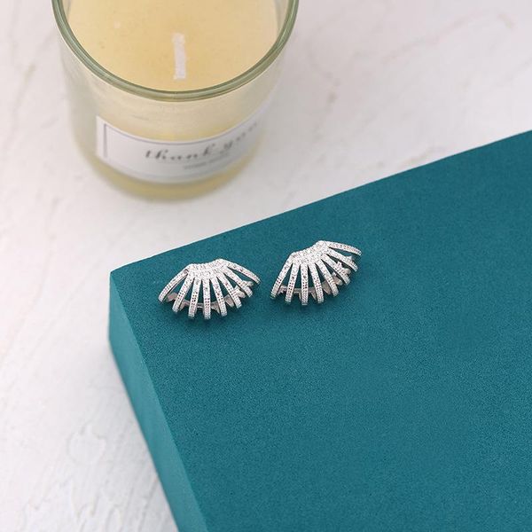 stud silvology real 925 sterling silver multiple rows surround earrings for women openwork zircon luxury office jewelry, Golden;silver
stud silvology real 925 sterling silver multiple rows surround earrings for women openwork zircon luxury office jewelry, Golden;silver