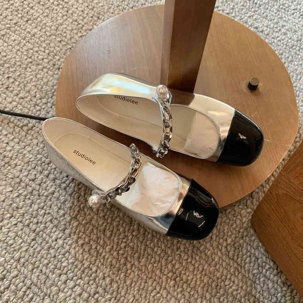 dress shoes small fragrance style mary jane women's 2022 spring and autumn new pearl button round head flat bottom thick heel versatile, Black
dress shoes small fragrance style mary jane women's 2022 spring and autumn new pearl button round head flat bottom thick heel versatile, Black