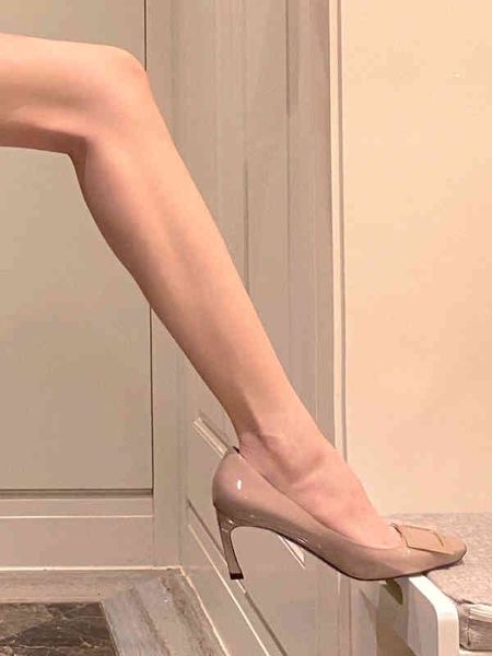 dress shoes rv women's shoes patent leather square head thin heel nude high s wedding french commuting thick d3i2, Black
dress shoes rv women's shoes patent leather square head thin heel nude high s wedding french commuting thick d3i2, Black