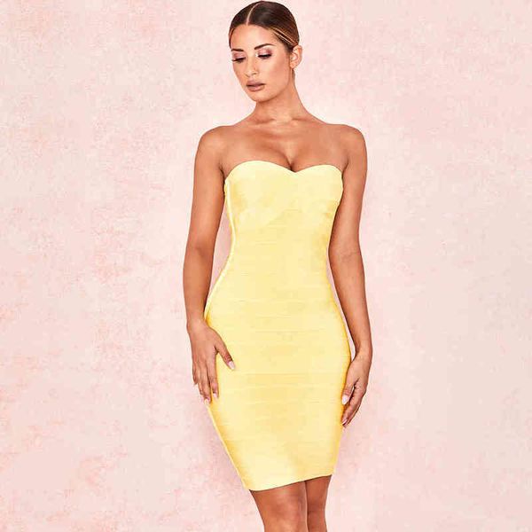 est dresses summer ladies bodycon bandage dress women fashion sheath above knee strapless sweetheart dresses yellow 210414, Black;gray
est dresses summer ladies bodycon bandage dress women fashion sheath above knee strapless sweetheart dresses yellow 210414, Black;gray