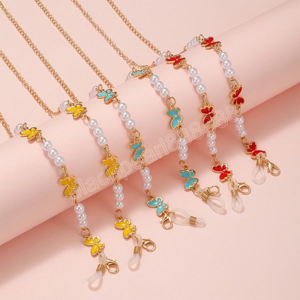 colorful imitate pearl non-slip glasses chain lanyard outdoor butterfly charm sunglasses holder lanyard eyewear accessories
colorful imitate pearl non-slip glasses chain lanyard outdoor butterfly charm sunglasses holder lanyard eyewear accessories