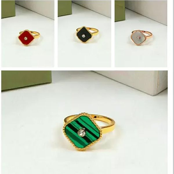 silver designer ring classic four-leaf clover jewelry woman ring fashion love ring natural shell turquoise band wedding rings for women eleg, Golden;silver
silver designer ring classic four-leaf clover jewelry woman ring fashion love ring natural shell turquoise band wedding rings for women eleg, Golden;silver