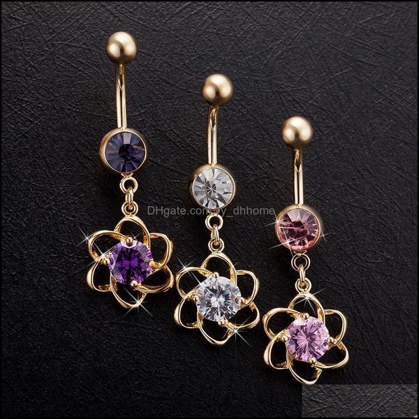 navel bell button rings body jewelry fashion flywheel petal zircon women belly ring flying butterfly pendant medical stainless steel lady, Silver
navel bell button rings body jewelry fashion flywheel petal zircon women belly ring flying butterfly pendant medical stainless steel lady, Silver