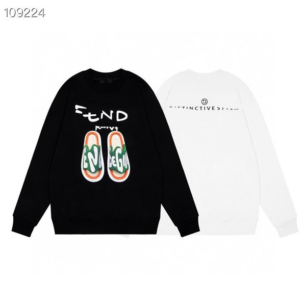 men's and women's sweater sweatshirt designer fd 22fw slippers printed sweater simple solid color o-neck casual knitting loose pul, Black
men's and women's sweater sweatshirt designer fd 22fw slippers printed sweater simple solid color o-neck casual knitting loose pul, Black
