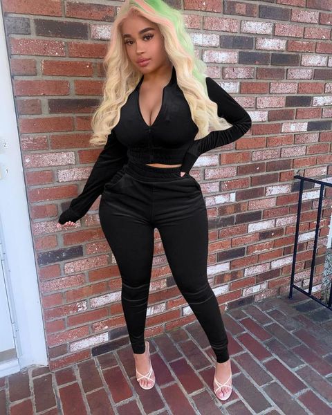 pants woman outfit two piece sets solid color autumn winter sport tracksuit long sleeve and aa, Gray
pants woman outfit two piece sets solid color autumn winter sport tracksuit long sleeve and aa, Gray