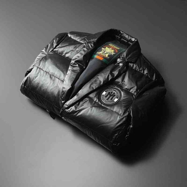 fashion new men's down jacket luxury brand designer wholesale winter casual lapel suit collar, Black
fashion new men's down jacket luxury brand designer wholesale winter casual lapel suit collar, Black
