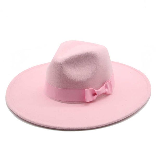 9.5cm large brim wool felt fedora hats with bow belts women men big simple classic jazz caps solid color formal dress church cap, Blue;gray
9.5cm large brim wool felt fedora hats with bow belts women men big simple classic jazz caps solid color formal dress church cap, Blue;gray