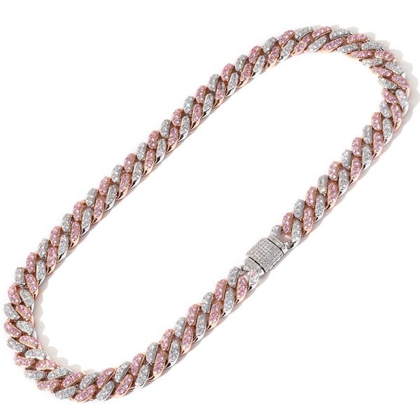 hip hop necklace men designer tennis bracelet 12mm cuban link chain necklaces 16/18/20/22/24inch fashion diamond chains double color zirconi, Silver
hip hop necklace men designer tennis bracelet 12mm cuban link chain necklaces 16/18/20/22/24inch fashion diamond chains double color zirconi, Silver