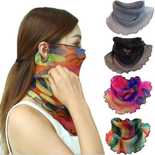spring summer wild magic scarf for women sun protection neck face silk hanging ear, Blue;gray
spring summer wild magic scarf for women sun protection neck face silk hanging ear, Blue;gray