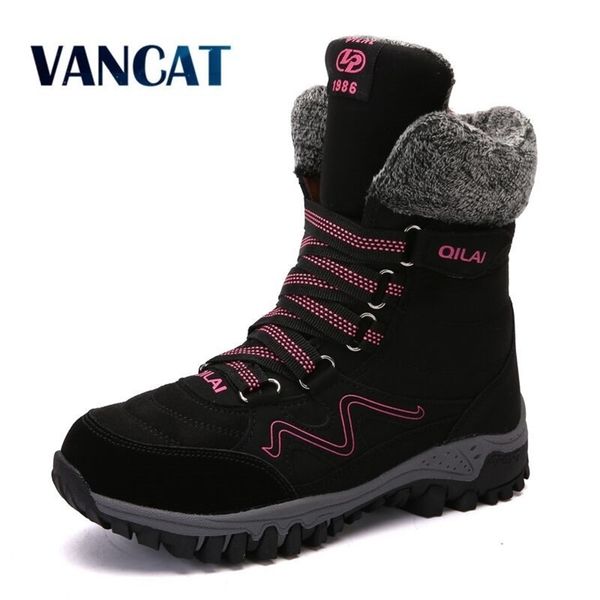 new suede leather winter women warm snow laceup waterproof ankle boots big size 3542 201028, Black
new suede leather winter women warm snow laceup waterproof ankle boots big size 3542 201028, Black