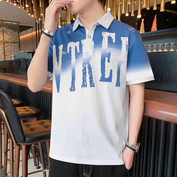 men's summer new t-shirt short korean version loose fashion brand letter printing men's half sleeve polo shirt, White;black
men's summer new t-shirt short korean version loose fashion brand letter printing men's half sleeve polo shirt, White;black