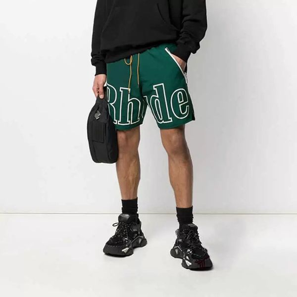board shorts men women quality eu size rhude shorts inside tag mesh multiple pockets breeches, White;black
board shorts men women quality eu size rhude shorts inside tag mesh multiple pockets breeches, White;black