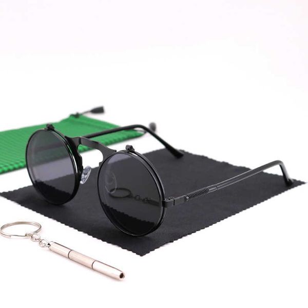 luxury driving polarized sunglass sunglasses round metal women men style retro flip circular double sun glasses male circle sun glasses vint, White;black
luxury driving polarized sunglass sunglasses round metal women men style retro flip circular double sun glasses male circle sun glasses vint, White;black