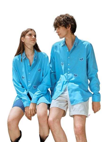 romwe 1pc butterfly embroidery shirt o8ps#, White;black
romwe 1pc butterfly embroidery shirt o8ps#, White;black