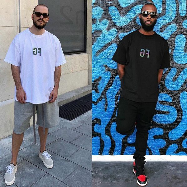 men's t-shirts designer colorful reflective large loose fog fashion high street t-shirt brand short sleeve 1fej2022, White;black
men's t-shirts designer colorful reflective large loose fog fashion high street t-shirt brand short sleeve 1fej2022, White;black