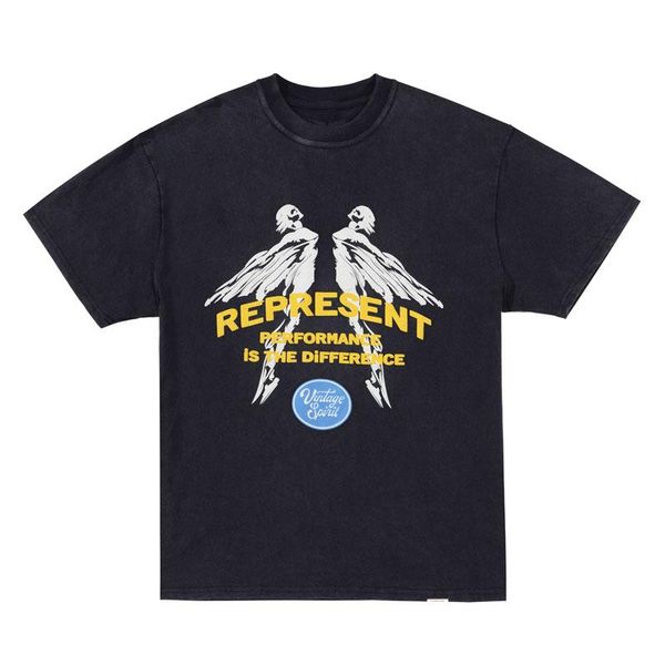 vintage spirit distressed washed vintage puff print tee high street t shirt fashion tshirt, White;black 
vintage spirit distressed washed vintage puff print tee high street t shirt fashion tshirt, White;black