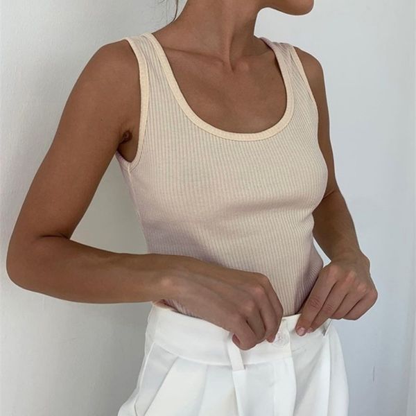 wotwoy summer stretched knitted tank women sleeveless solid casual tee shirt female o-neck black white cropped 220423
wotwoy summer stretched knitted tank women sleeveless solid casual tee shirt female o-neck black white cropped 220423