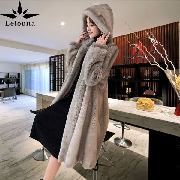 leiouna full large size m5xl long thick winter fashion mink coat womens over the knee velvet fur coats female medium 201029, Black
leiouna full large size m5xl long thick winter fashion mink coat womens over the knee velvet fur coats female medium 201029, Black