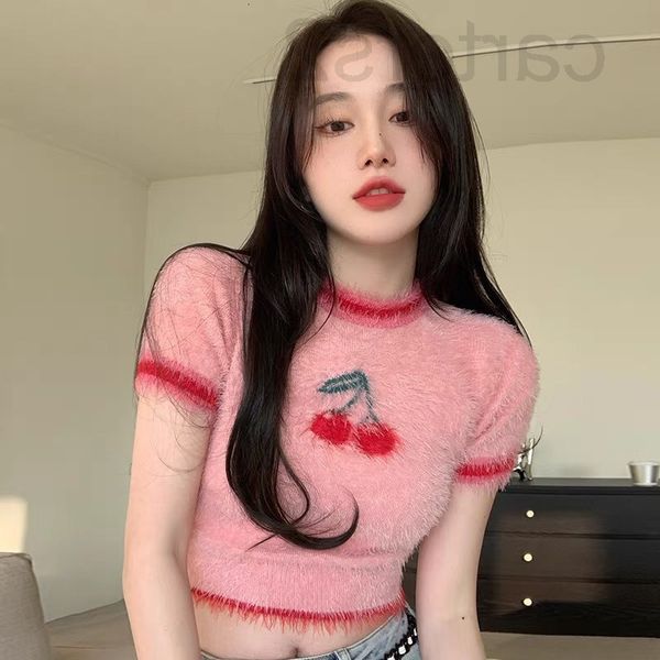 women's knits & tees designer chaopai 22 early spring new sweet soft waxy spice girl pure desire wind cherry short slim fitting knitted, White
women's knits & tees designer chaopai 22 early spring new sweet soft waxy spice girl pure desire wind cherry short slim fitting knitted, White