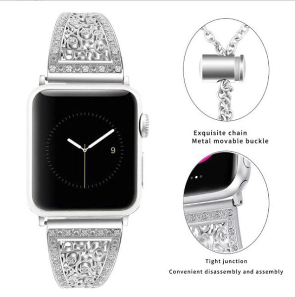 wholesales drop ship iwatch flower-shaped metal watch bands special design stainless steel diamond adjustable strap for apple watches 1/2/3/, Black;brown
wholesales drop ship iwatch flower-shaped metal watch bands special design stainless steel diamond adjustable strap for apple watches 1/2/3/, Black;brown